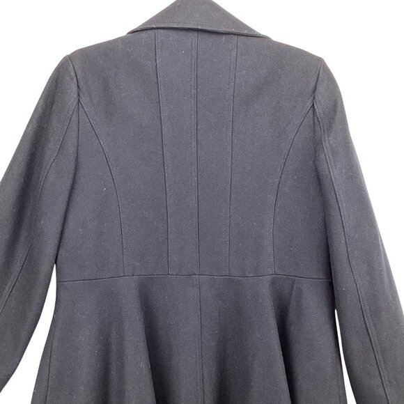 Laundry By Shelli Segal Coat Size Large Double Breasted Fit &‎ Flare Wool Blend - Picture 9 of 11